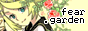 a button with rin kagamine and text reading 'fear.garden'