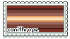 a stamp with the canithrope flag and text that reads 'canithrope'