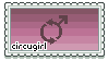 a stamp with the circugirl flag and text that reads 'circugirl'