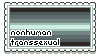 a stamp with the nonhuman transsexual flag and text that reads 'nonhuman transsexual'