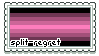 a stamp with the flag and text that reads 'split regret'