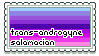 a stamp with the trans-androgyne salanacian flag and text that reads 'trans-androgyne salamacian'